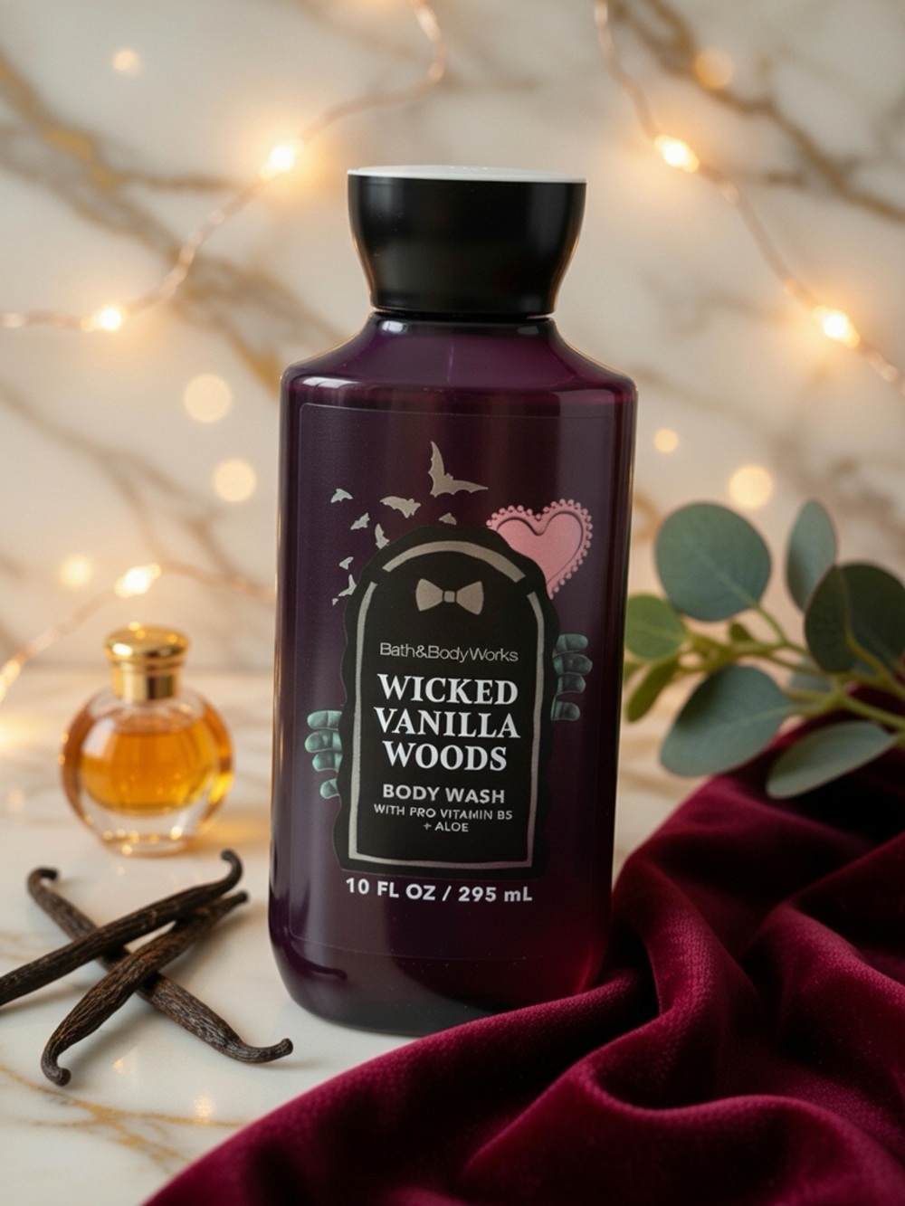 Bath & Body Works Wicked Vanilla Woods Body Wash – 10 oz – New
